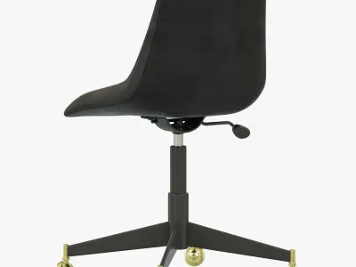 Restoration Hardware Bucket Seat Desk Chair 3D model