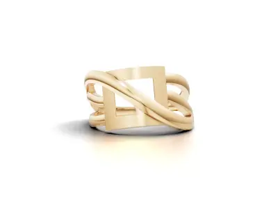 Minimal Abstract Ring 35 3D print model