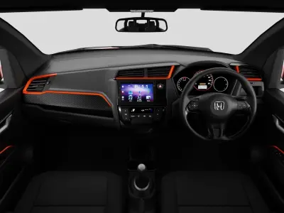 Honda Brio RS Urbanite 2020 With Interior HQ Low Poly Low-poly 3D model