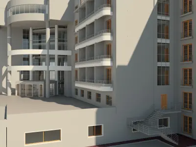 Rest Home Revit Design Project 2017 3D model