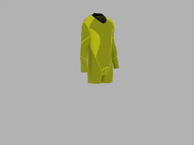 Sport Suit Low-poly 3D model
