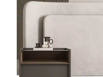 Headboard Wall Panel Composition 23 3D model