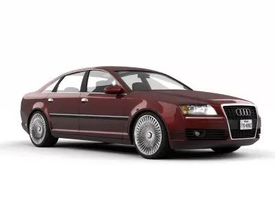 Audi A8 Quattro 2005  3D model