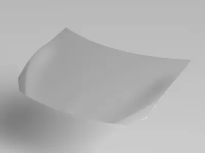 86 ZN6 Hood Exterior Surface - 3D Laser-Scanned 3D model