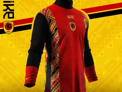 Model Zprj Nike Jersey LS Angola Edition Low-poly 3D model