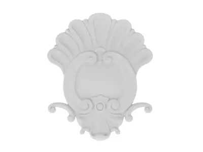 Cartouche Ornament 017 3D model