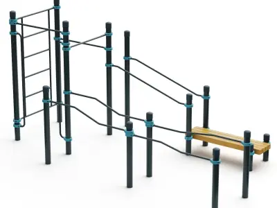 Kenguru Playground Set 3D model