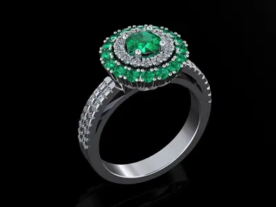 Women Ring 17 3D print model