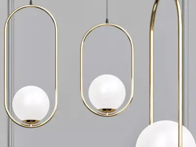 BLUX C Ball S1 Pendant Light 3D model