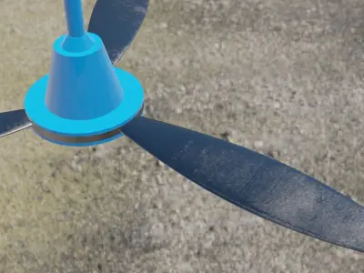  Ceiling Fan Free 3D model