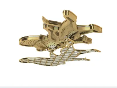 dijes- Colgante raton jerry de dibujos animados -v- 3D print model