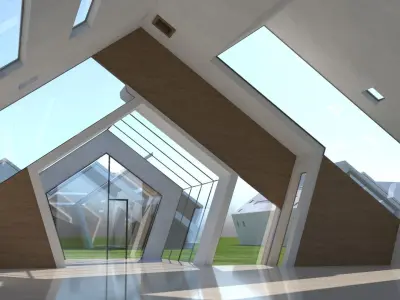 future house Low-poly 3D model