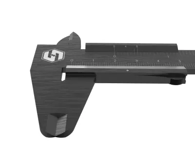Vernier caliper 3D model