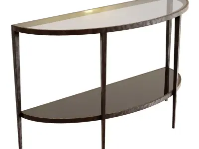 Crate and Barrel Clairemont Console Table 3D model