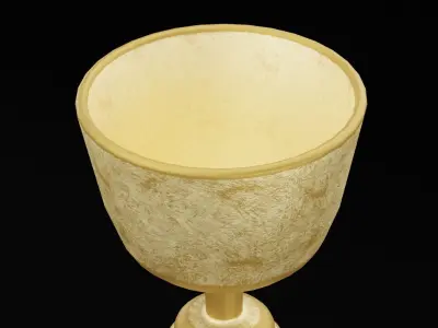Golden Chalice Low-poly 3D model