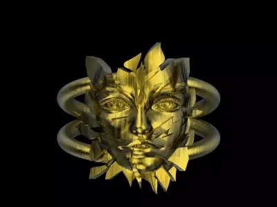 your reflection in the fragments 0187 3D print model