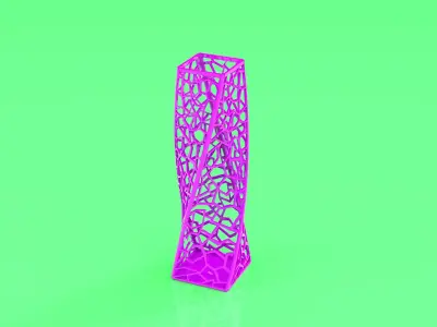 Voronoi vase 3D print model