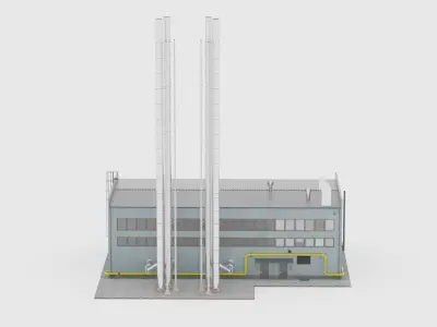 Boiler House 3D model