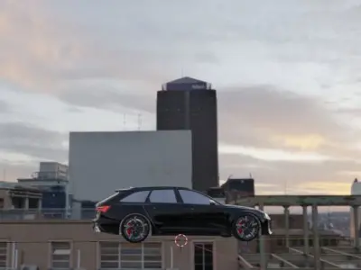 AUDI RS6 REMASTERD PBR Game Ready 3D model