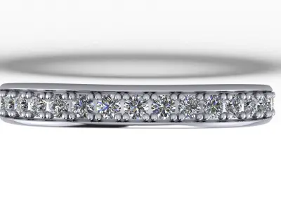 wedding band ring 3D print model