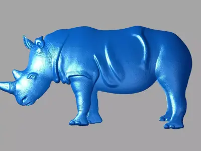 White Rhinoceros 3D model