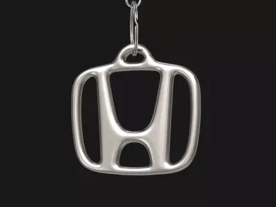 Honda keychain 01 3D print model