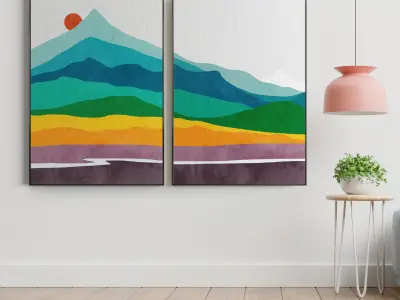 Photo Frame 280 Low-poly 3D model