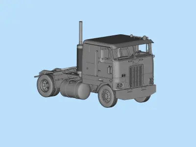 3D printing STL print Old American Truck Model KIT 3D print model