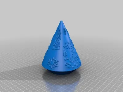 Christmas Tree Lamp Free 3D print model