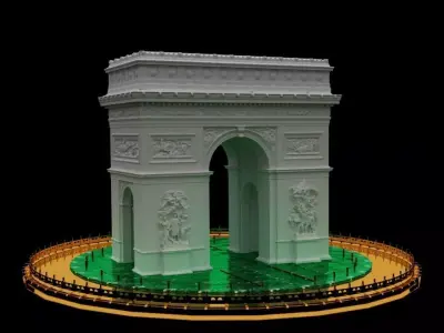  Arc de Triomphe  3D model