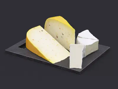 Cheese Board II 3D model