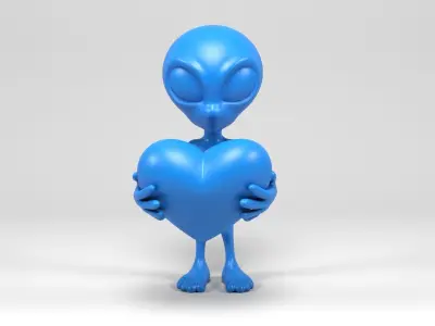 Loving Alien 3D print model
