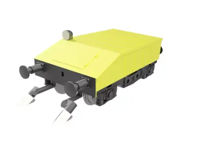 HLS snow melter car of MAV - TT scale 3D print model