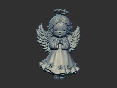 cute angle decor  3D print model