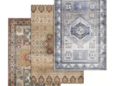 Rug Set 1529 3D model