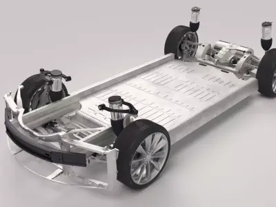 Tesla Model S Chassis 3D model