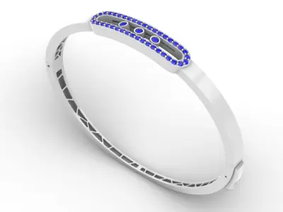 Jewelry Messika Move Bracelet Model M-04 Free 3D print model