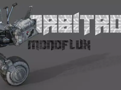 ORBITRON mono-Flux Low-poly 3D model