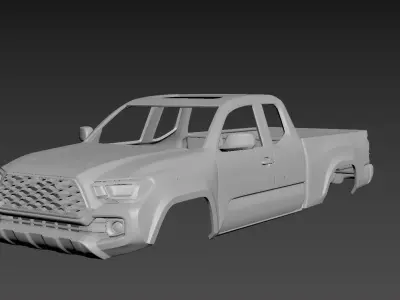 Toyota Tacoma 2020 Access Cab Body For Print 3D print model