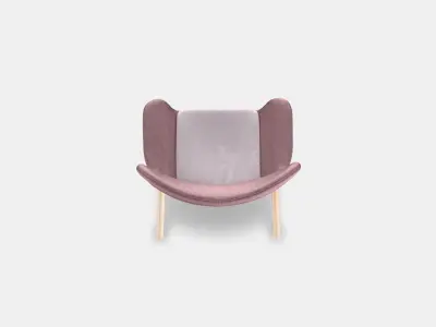 VEDBO High-back armchair 2 3D model