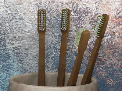 Bathroom accessory Set 01  3D model