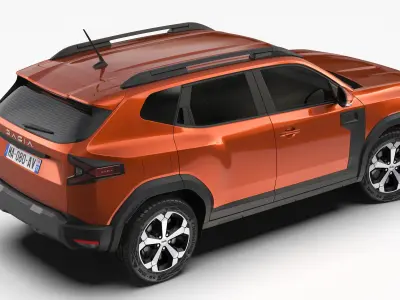 Dacia Duster 2024 3D model