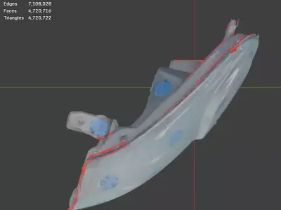 Subaru Side Marker Light 84451FA070 Scan 3D model