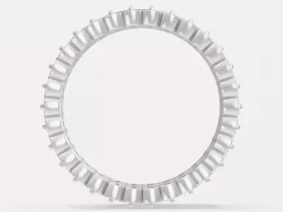 BRODERIE - RING - FULL DIAMONDS 3D print model