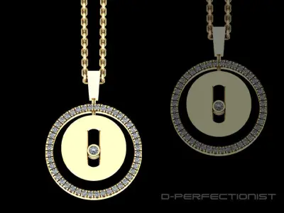 Messika Lucky Move Sm Necklace 3D print model