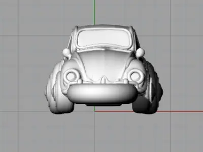 Car charm 3D print model