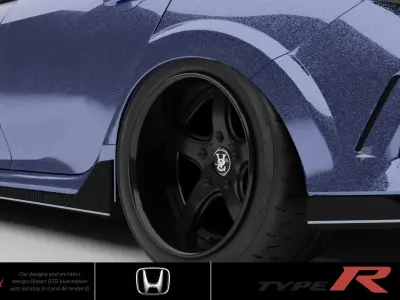 Honda Civic Type R 3D model