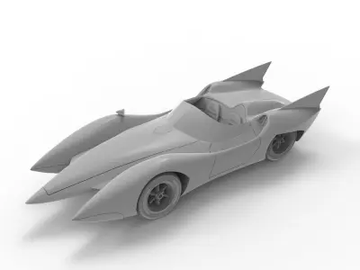 Speed Racer Mach 5 3D Printing file 3D print model