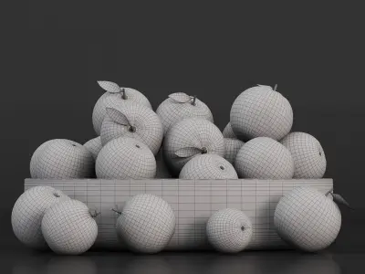 Orange Dish 3D model