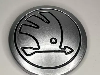 Skoda Octavia 2 Logo Front 3D print model